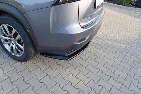 Maxton Central Rear Splitter Lexus Nx Mk1 H (Without Vertical Bars) - Gloss Black