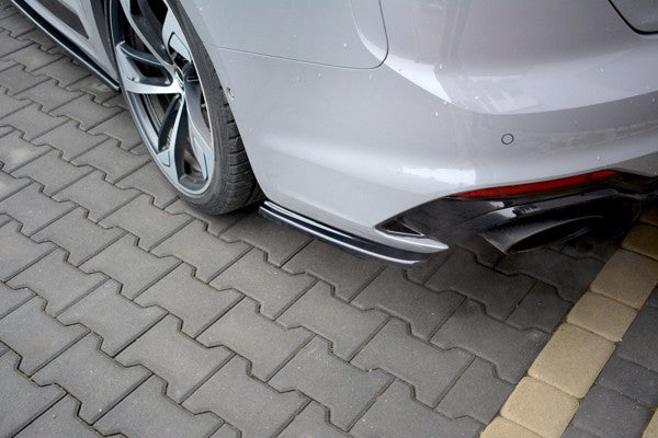 Maxton Rear Side Splitters Audi RS5 F5 Coupe  - Gloss Black
