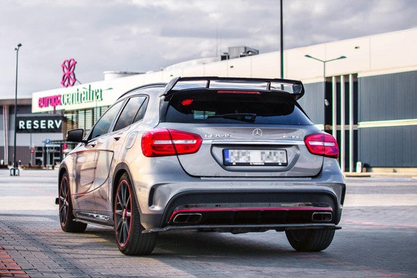 Maxton Side Skirts Diffusers Mercedes-Benz Gla 45 Amg Suv (X156) Preface - Gloss Black