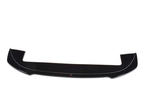 Maxton Front Splitter V.2 Fiat 500 Hatchback Preface - Gloss Black