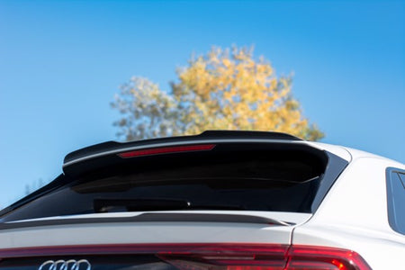 Maxton Spoiler Extension V.1 Audi Q8 S-Line - Gloss Black