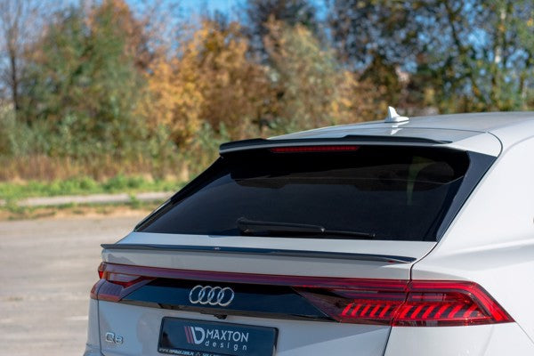 Maxton Spoiler Extension V.1 Audi Q8 S-Line - Gloss Black