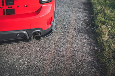Maxton Rear Side Splitters Mini Countryman Mk2 F60 Jcw - Gloss Black