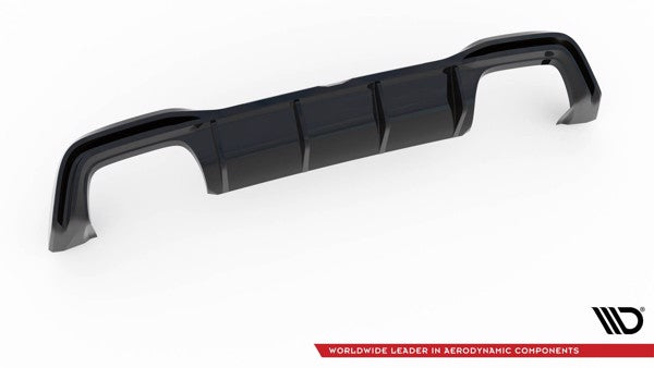 Maxton Rear Valance V.2 Volkswagen Golf R Mk8 - Gloss Black