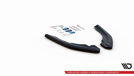 Maxton Rear Side Splitters V.2 BMW M2 F87 - Gloss Black