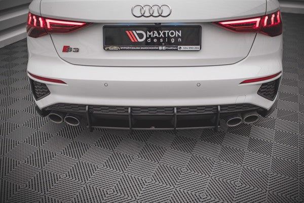 Maxton Street Pro Rear Diffuser Audi S3 Sportback 8Y - Black