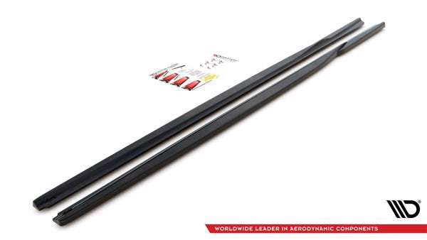 Maxton Side Skirts Diffusers BMW 3 G20 / G21 - Gloss Black