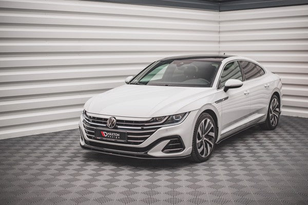 Maxton Street Pro Front Splitter Volkswagen Arteon R-Line Facelift - Black