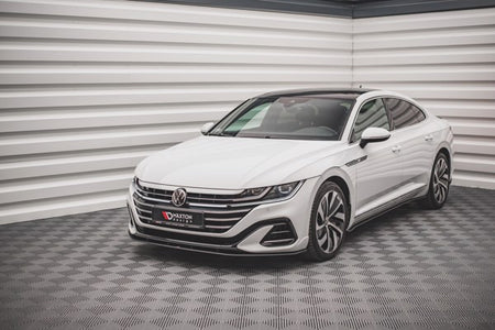 Maxton Street Pro Front Splitter Volkswagen Arteon R-Line Facelift - Black