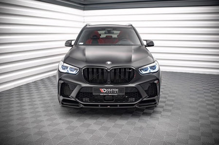 Maxton Front Splitter V.2 BMW  X5M F95 - Gloss Black