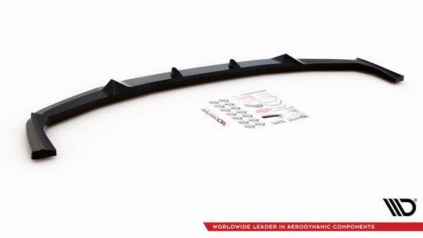 Maxton Front Splitter V.2 BMW  X5M F95 - Gloss Black