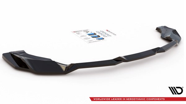 Maxton Central Rear Splitter Chevrolet Corvette C8 - Gloss Black