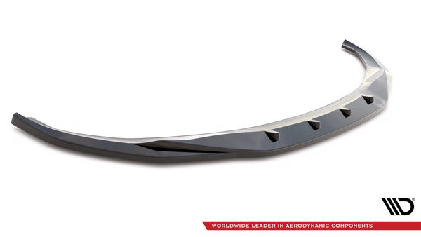 Maxton Front Splitter V.3 BMW 4 Gran Coupe M-Pack G26 - Gloss Black