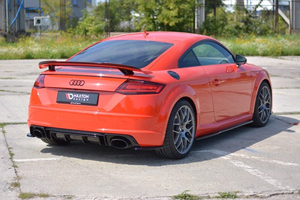 Maxton Rear Side Splitters Audi TT RS 8S - Gloss Black