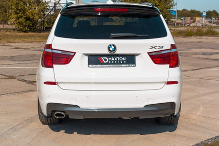 Maxton Rear Side Splitters For BMW X3 F25 M-Pack Facelift  - Gloss Black