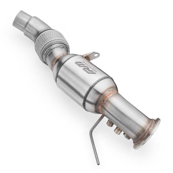 RM Motors Downpipe BMW E90, E91, E92, E93 325d, 330d, 330xd M57N2 + SILENCER