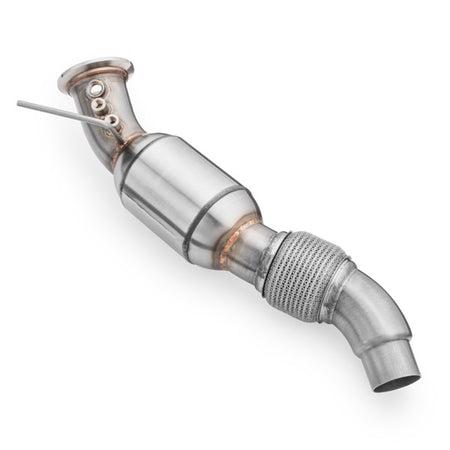 RM Motors Downpipe BMW E60, E61 525d, 530d, 530xd M57N2 + SILENCER