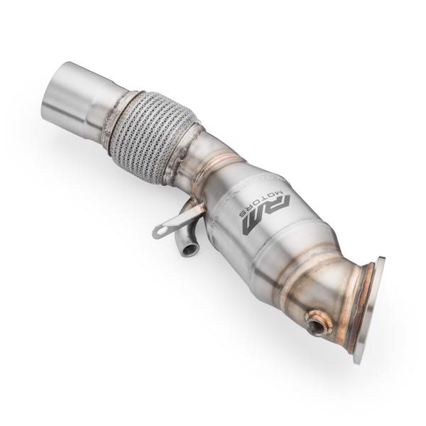 RM Motors Downpipe BMW G11, G12 730i, 730Li, 740e, 740Le B48 + SILENCER