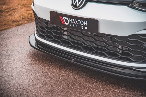 Maxton Front Splitter V.5 Volkswagen Golf 8 Gti - Gloss Black