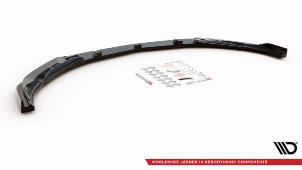 Maxton Front Splitter V.2 Mercedes-Amg C63 Coupe Amg Aero Pack C205 Facelift - Gloss Black