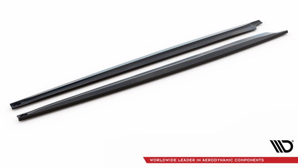 Maxton Side Skirts Diffusers BMW X6 M F86 - Gloss Black