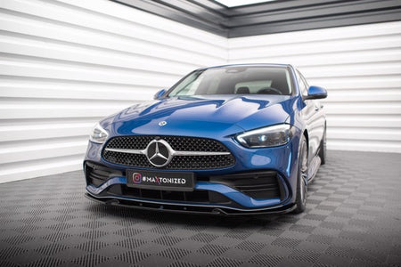 Maxton Front Splitter V.1 Mercedes-Benz C Amg-Line W206 - Gloss Black