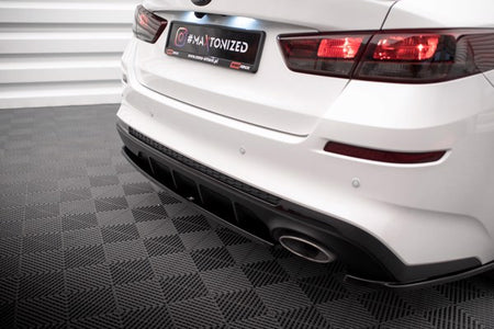 Maxton Rear Side Splitters V.1 Kia Optima Mk4 Facelift - Gloss Black