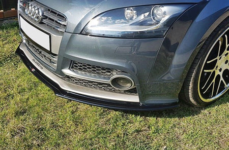 Maxton Front Splitter V.1 Audi TT S Mk2 (8J) - Gloss Black