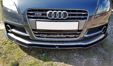 Maxton Front Splitter V.1 Audi TT S Mk2 (8J) - Gloss Black