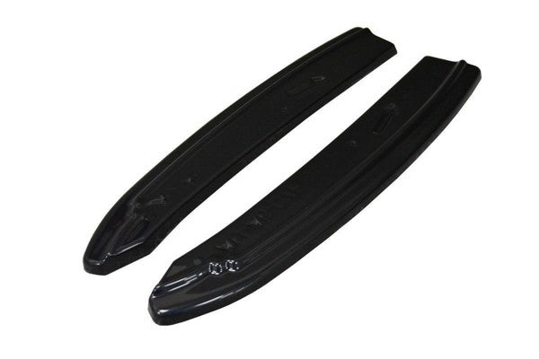 Maxton Rear Side Splitters Audi A6 C7 Avant S-Line/ S6 C7 Facelift - Gloss Black
