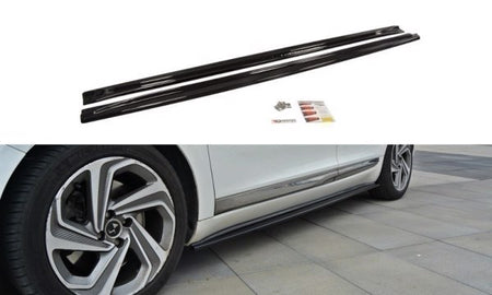 Maxton Side Skirts Diffusers Citroen DS5 Facelift - Gloss Black