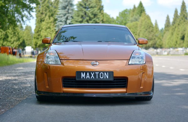Maxton Front Splitter Nissan 350Z - Gloss Black
