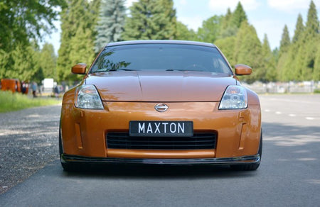 Maxton Front Splitter Nissan 350Z - Gloss Black