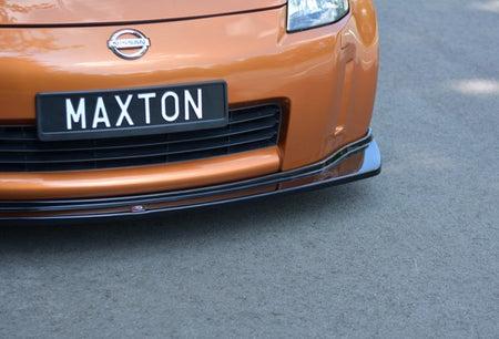 Maxton Front Splitter Nissan 350Z - Gloss Black
