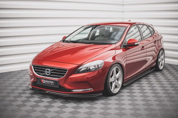 Maxton Front Splitter Volvo V40 - Gloss Black