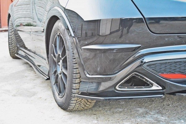 Maxton Rear Side Splitters Honda Civic VIii Type S/R - Gloss Black