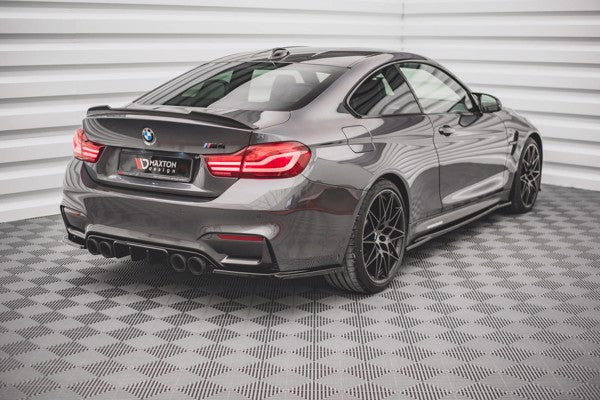 Maxton Rear Valance BMW M4 F82 - Gloss Black
