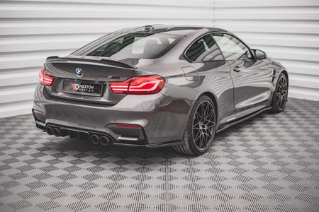 Maxton Rear Valance BMW M4 F82 - Gloss Black