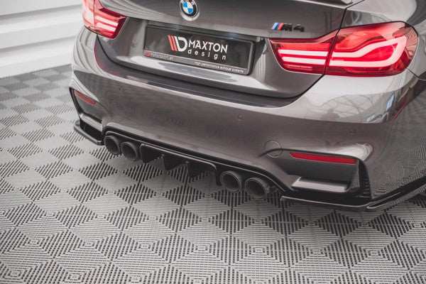 Maxton Rear Valance BMW M4 F82 - Gloss Black