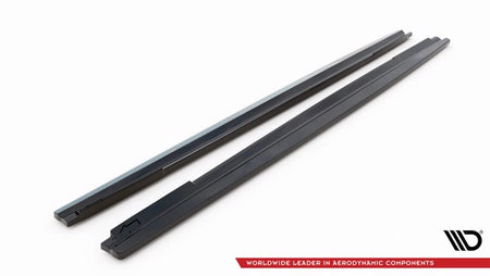 Maxton Side Skirts Diffusers Mercedes-Benz Gle Coupe Amg-Line C167 - Gloss Black