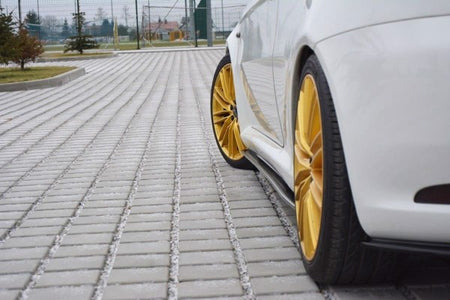 Maxton Side Skirts Diffusers Alfa Romeo Gt - Gloss Black