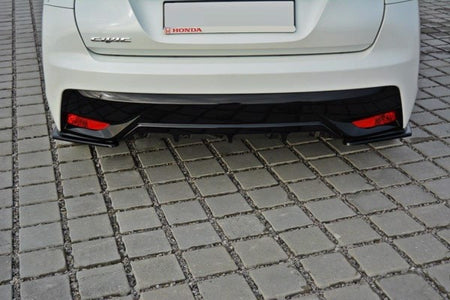 Maxton Rear Side Splitters Honda Civic Mk9 Facelift - Gloss Black