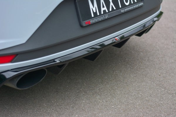 Maxton Rear Valance Seat Leon Iii Cupra - Gloss Black