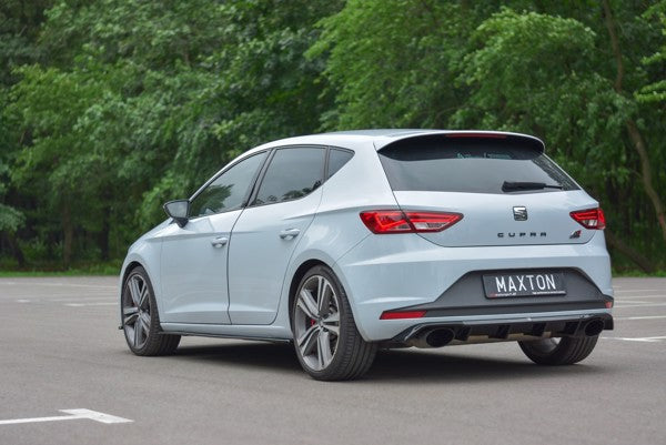 Maxton Rear Valance Seat Leon Iii Cupra - Gloss Black