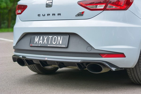 Maxton Rear Valance Seat Leon Iii Cupra - Gloss Black