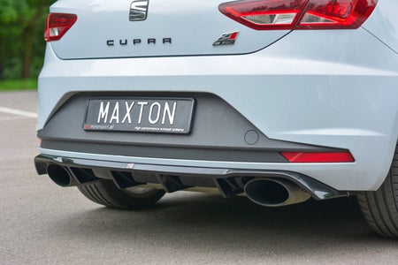 Maxton Rear Valance Seat Leon Iii Cupra - Gloss Black