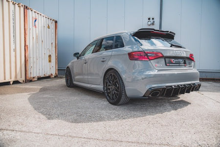 Maxton Racing Durability Side Skirts Diffusers Audi RS3 8V Sportback - Black