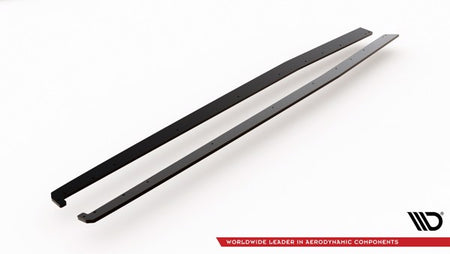 Maxton Racing Durability Side Skirts Diffusers Audi RS3 8V Sportback - Black