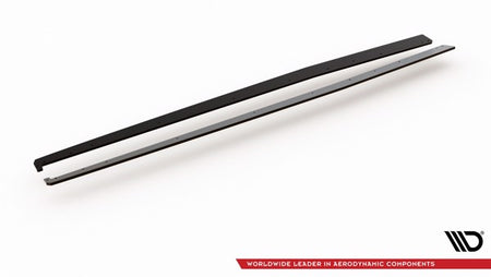 Maxton Racing Durability Side Skirts Diffusers Audi RS3 8V Sportback - Black