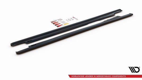 Maxton Side Skirts Diffusers Mazda Xedos 6 - Gloss Black
